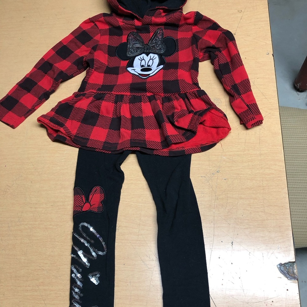 Disney Minnie Mouse hooded top and pant set